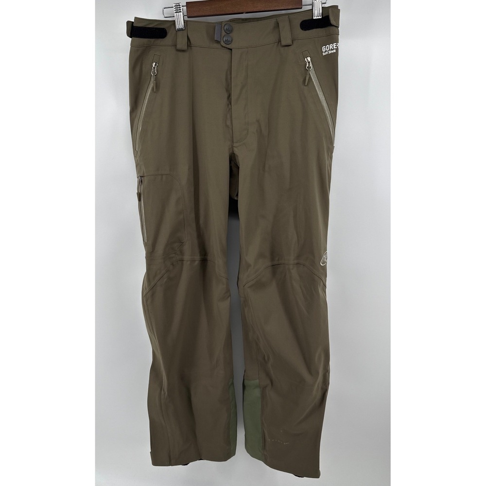 Cloudveil Mens Gore-Tex Soft Shell Pants Brown Alpine Ski Hiking Size Medium